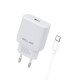 Charger 25W USB-C + USB-C cable, white
