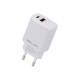 Charger 30W USB-C + USB-A, white