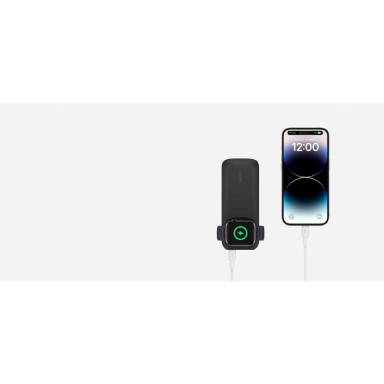 Fast Wireless Charger for Apple Watch + Power Bank 10K