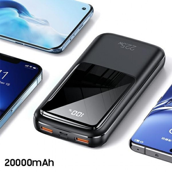 Powerbank 20000mAh PB58 22,5W PD + 2xUSB QC 3.0