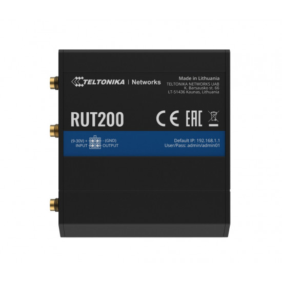 Router 4G/LTE RUT200 (Cat 4), 3G, 2G, WIFI