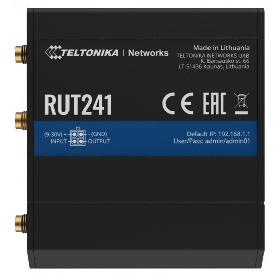 Teltonika RUT241 Industrial LTE WiFi Router