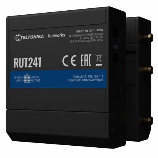 Router LTE RUT241 (Cat 4), 2G ,WiFi, Ethernet