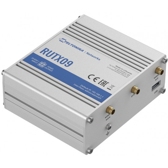 Router LTE RUTX09 (Cat 6), 4xGbE, GNSS