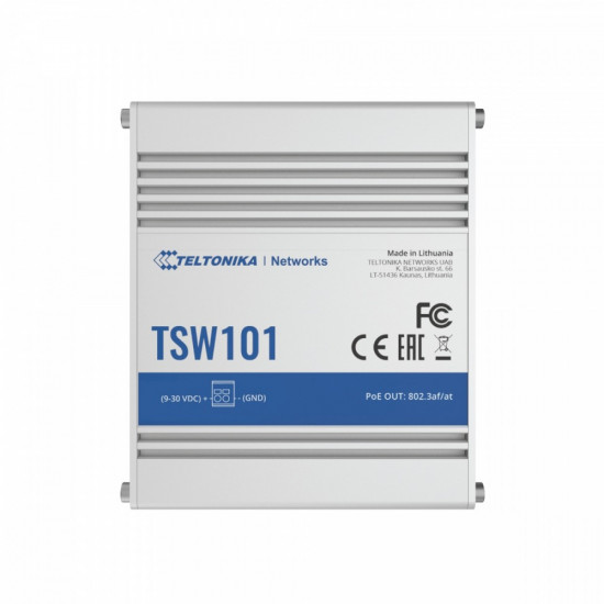 Teltonika TSW101 Switch 5xGbE Ethernet 4xPoE+