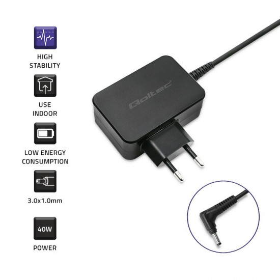 Power adapter forSamsung 40W, 19V, 2.1A, 3.0x1.0