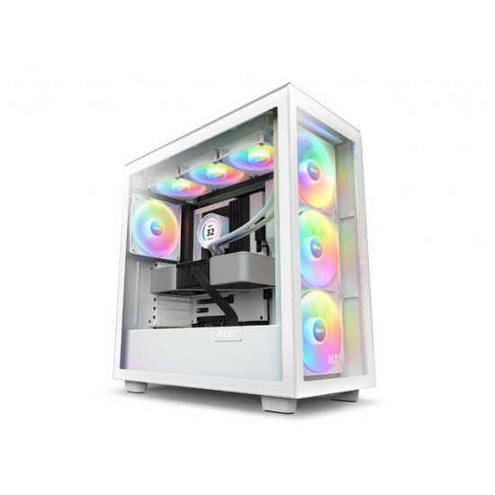 PC Case H7 Elite RGB with window white