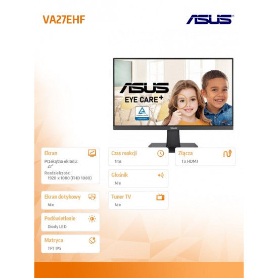 Monitor 27 inches VA27EHF