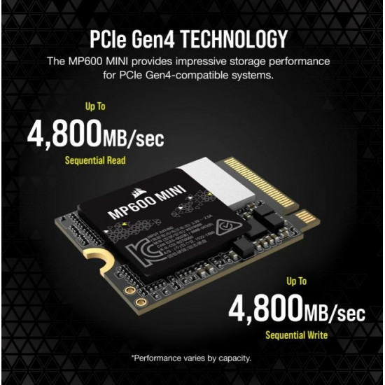 Disc SSD 1TB MP600 MINI 4800/4800 MB/s PCIe Gen 4.0 x4 M.2 2230