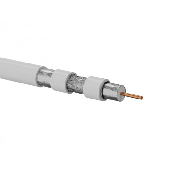 RG6 coaxial cable 75 Ohm, 1.13/4.8/6.80 PVC Eca 500m