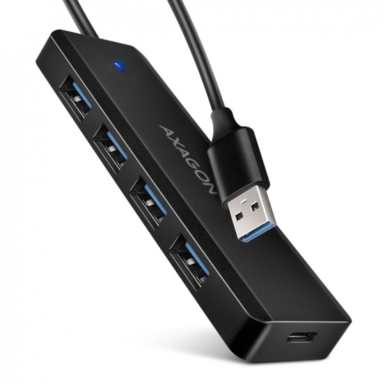 HUE-C1A, HUB 4-port USB 3.2 Gen 1 19cm cable