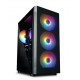 I4 TG ATX Mid Tower PC case 4 fans RGB