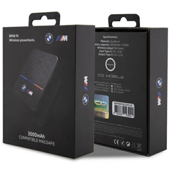 Inductive PowerBank Mag Safe 3000mAh 5W black