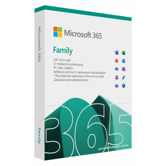 %M365 Family PL P10 1Y 6U Win/Mac 6GQ-0194