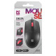 WIRED OPTIC MOUSE DELTA MM-523 BLACK