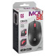 WIRED OPTIC MOUSE DELTA MM-523 BLACK