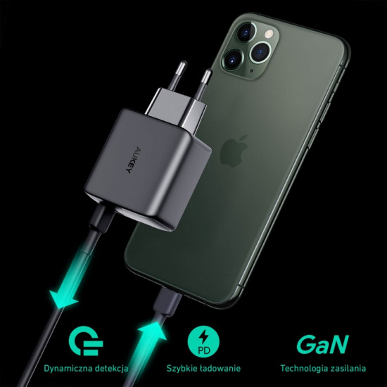 AUKEY PA-B4S Omnia GaN Wall Charger 2xUSB C Po