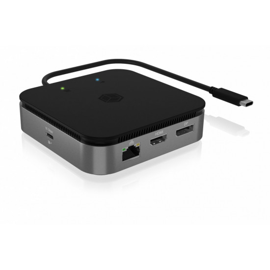 ICY BOX IB-DK408-C41 7in1,HDMI,DP,USB,LAN