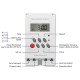 Electronic timer PC0629, DIN rail