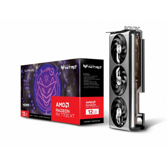 Graphics Card|SAPPHIRE|AMD Radeon RX 7700 XT|12 GB|GDDR6|192 bit|PCIE 4.0 16x|2xHDMI|2xDisplayPort|11335-02-20G