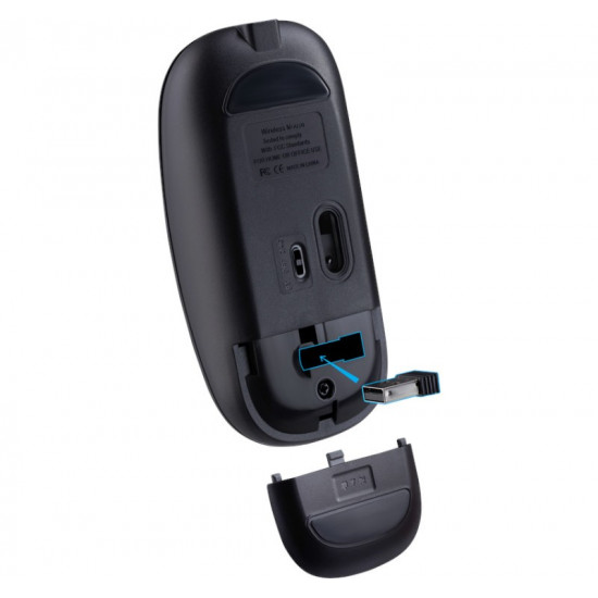 Wireless mouse Silent Click Virtual MB-635 RF+BT 1600DPI 4P