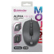 Wireless optic mouse Alpha MB-507 black