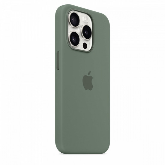 Silicon case with MagSafe for iPhone 15 Pro - cypress