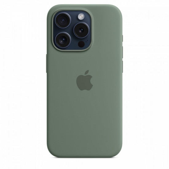 Silicon case with MagSafe for iPhone 15 Pro - cypress