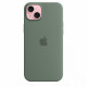 Silicone case with MagSafe for iPhone 15 Plus - cypress