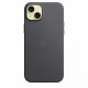 FineWoven fabric case with MagSafe for iPhone 15 Plus - black