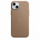 FineWoven fabric case with MagSafe for iPhone 15 Plus - taupe