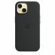 Silicone case with MagSafe for iPhone 15 - black