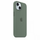 Silicone case with MagSafe for iPhone 15 - cypress