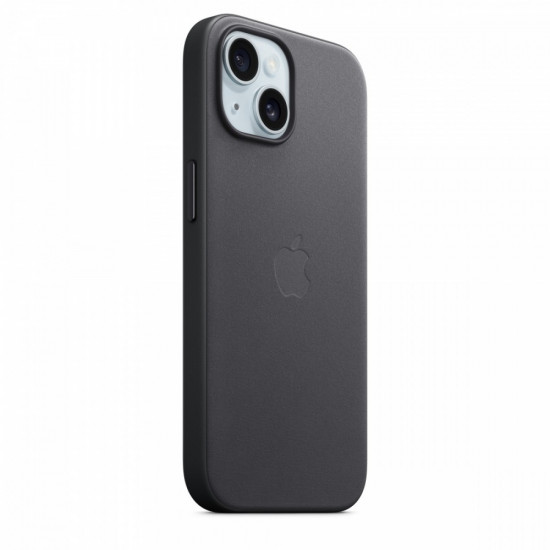 Case FineWoven with MagSafe for iPhone 15 - black