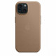 Case FineWoven with MagSafe for iPhone 15 - taupe