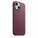 Case FineWoven with MagSafe for iPhone 15 - mulberry