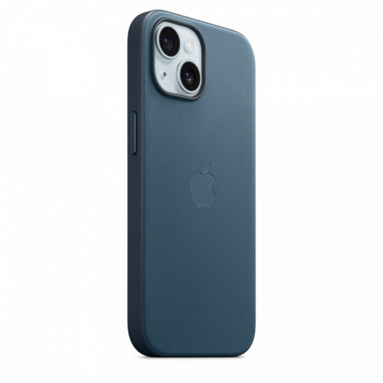 Case FineWoven with MagSafe for iPhone 15 - pacific blue