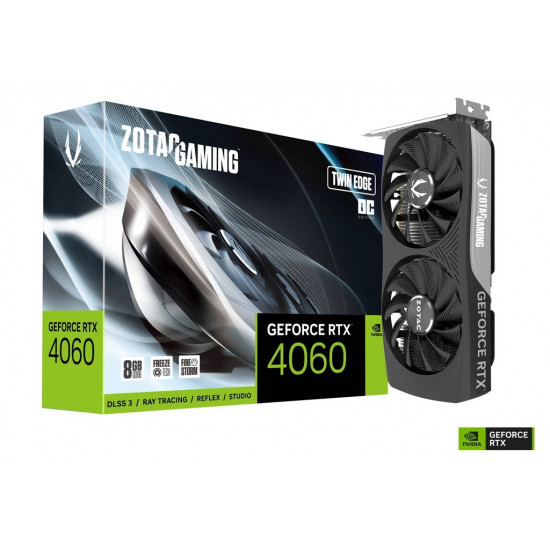 Graphic card GeForce RTX 4060 Twin Edge OC 8GB GDDR6 128bit 3DP