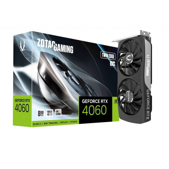 Graphic card GeForce RTX 4060 Twin Edge OC 8GB GDDR6 128bit 3DP