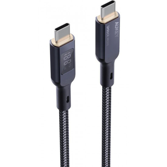 AUKEY CB-MCC102 Nylon C able USB C - USB C 1.8m