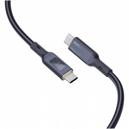 AUKEY CB-MCC102 Nylon C able USB C - USB C 1.8m
