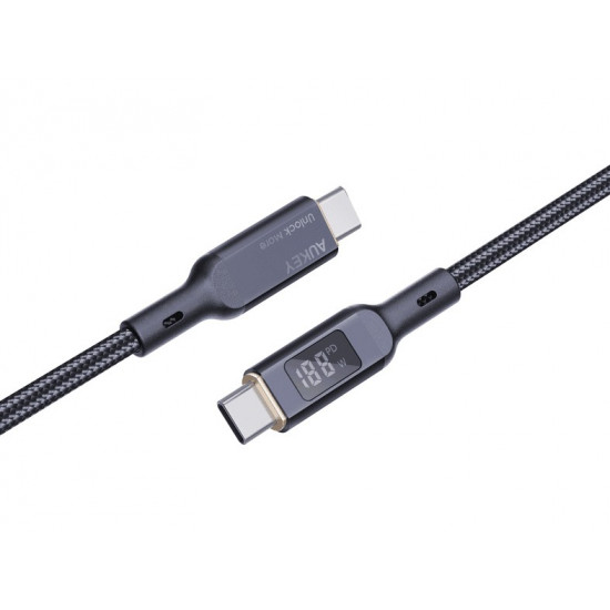 AUKEY CB-MCC102 Nylon C able USB C - USB C 1.8m