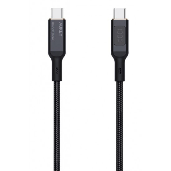 AUKEY CB-MCC102 Nylon C able USB C - USB C 1.8m