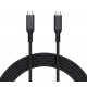 AUKEY CB-MCC102 Nylon C able USB C - USB C 1.8m