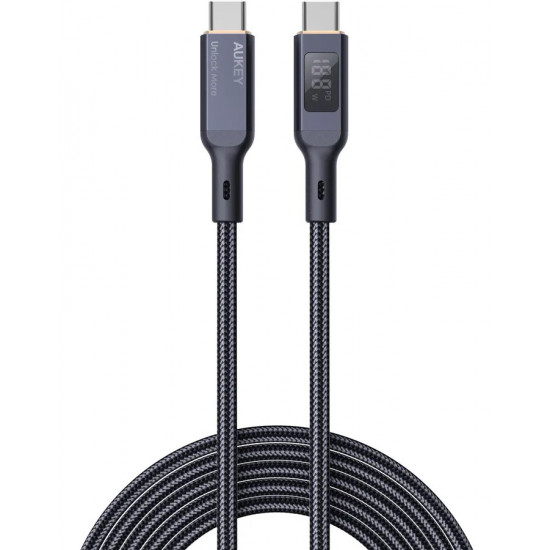 AUKEY CB-MCC102 Nylon C able USB C - USB C 1.8m