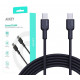 AUKEY CB-NCC1 Nylon Cab le USB C - USB C 1m 3A