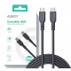 AUKEY CB-SCC101 Silicon Cable USB C - USB C 1m