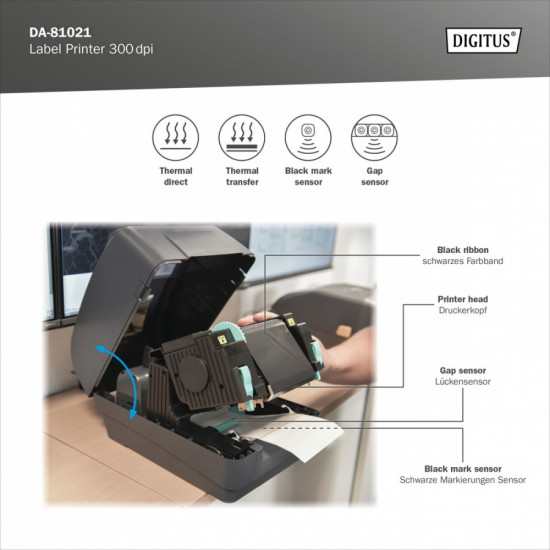 Bar Code Label Printer DA-81021