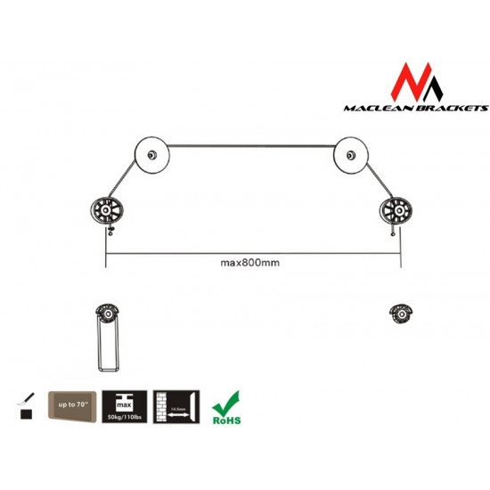 MC-557B LCD Bracket 