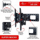 LCD Bracket AR-20A 32-60'' 60kg ver/hor